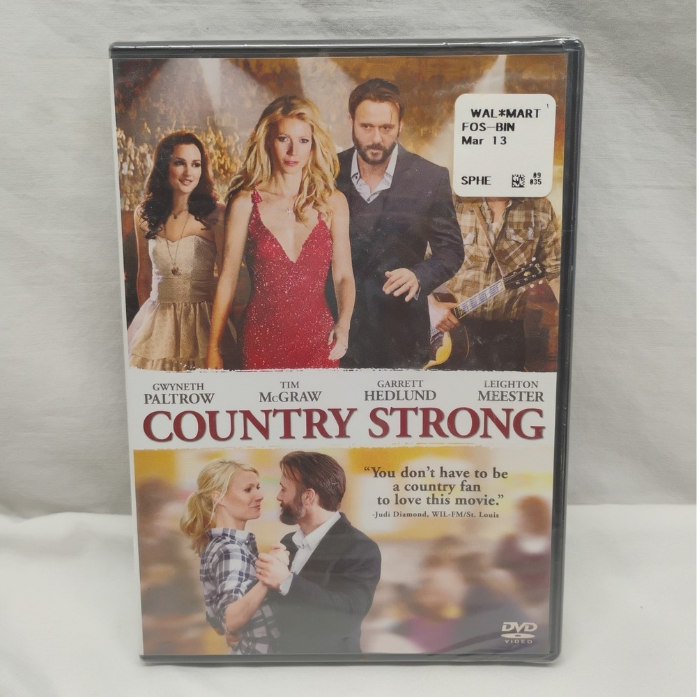 Country Strong (DVD, 2010) Tim McGraw Gwyneth Paltrow New Sealed